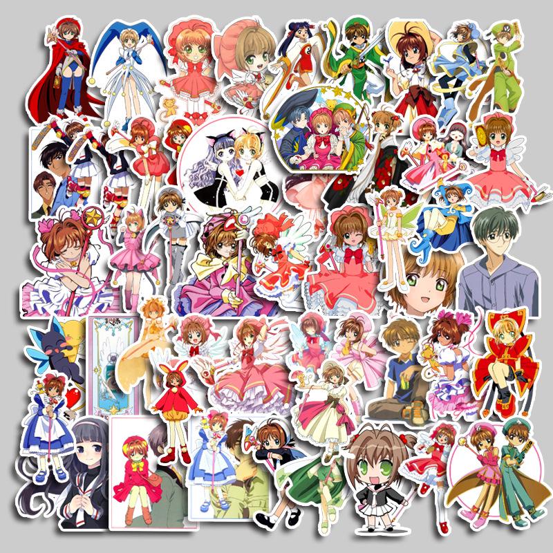 

50 Mocha Sakura Cartoon Stickers: Waterproof Suitcase & Notebook DIY Decor