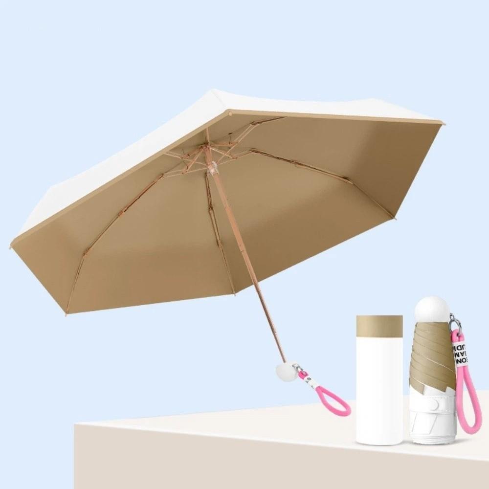 Ultraviolet Protection Pocket Parasol Folding Sun Shade Umbrella Portable Sun Umbrella  Outdoor