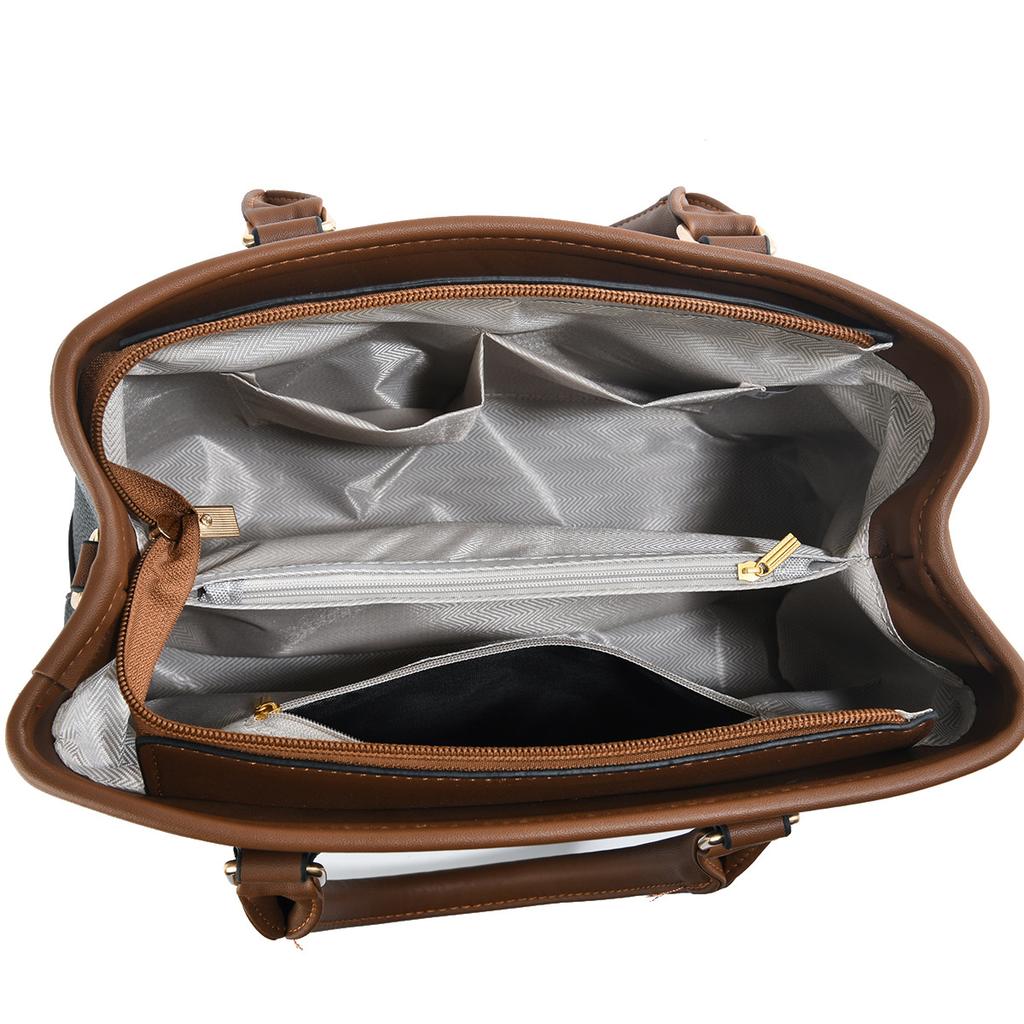 Damen Umhängetaschen Tragetasche für Arbeit und Einkaufen Umhängetaschen und Handtaschen PU-Leder Tragetasche mit oberem Griff Aktentasche Umhängetaschen für Damen