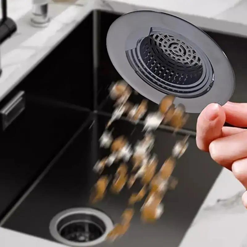 Anti Clog Sink Strainer Household Kitchen Sink Filter Mesh Sink Strainer Filter Drain Trap Durable Retractable Waste Screen