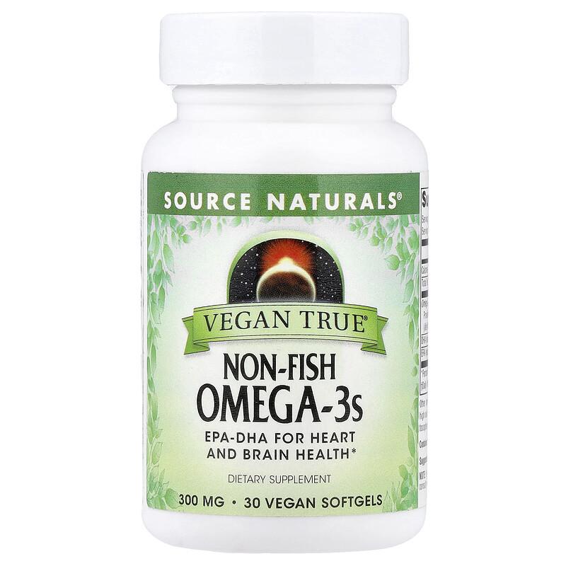 Vegan True®, Non-Fish Omega-3s, 300 mg, 30 Vegan Softgels