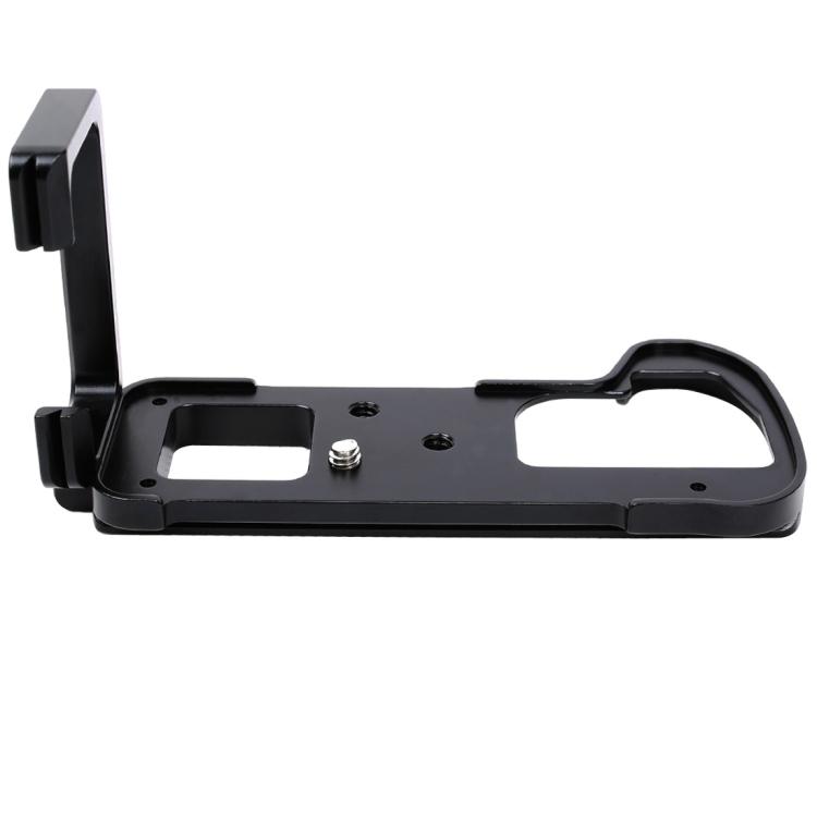 FITTEST LB-GH5 Piastra a L a Rilascio Rapido per Scatti Verticali Base Staffa Supporto per Fotocamera Panasonic LUMIX GH5 Testa Sferica in Metallo(Nero)