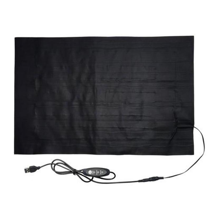 5V/9W USB Heating Pad Electric Heating Film Hand Warmer Seat Heating Cushion Warmer Waterproof Pet Reptile Animal Heater Mat