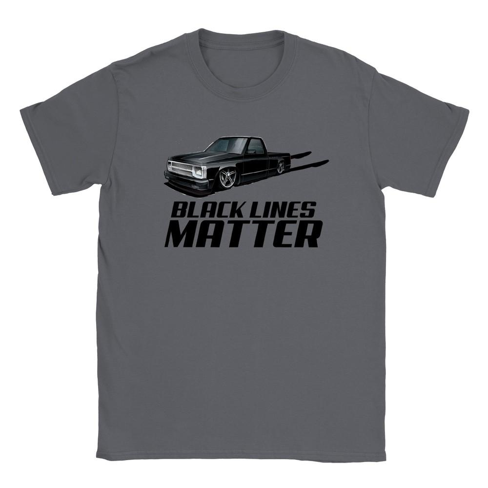 Black Lines Matter T-shirt Unisex T-Shirt XXXXL