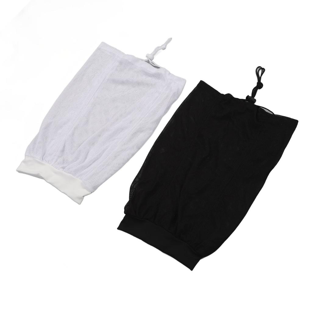 2PCS Net Plopping Cap Adjustable Multifunctional Reusable Net Plopping Bonnet with Drawstring for Dry Curly Hair