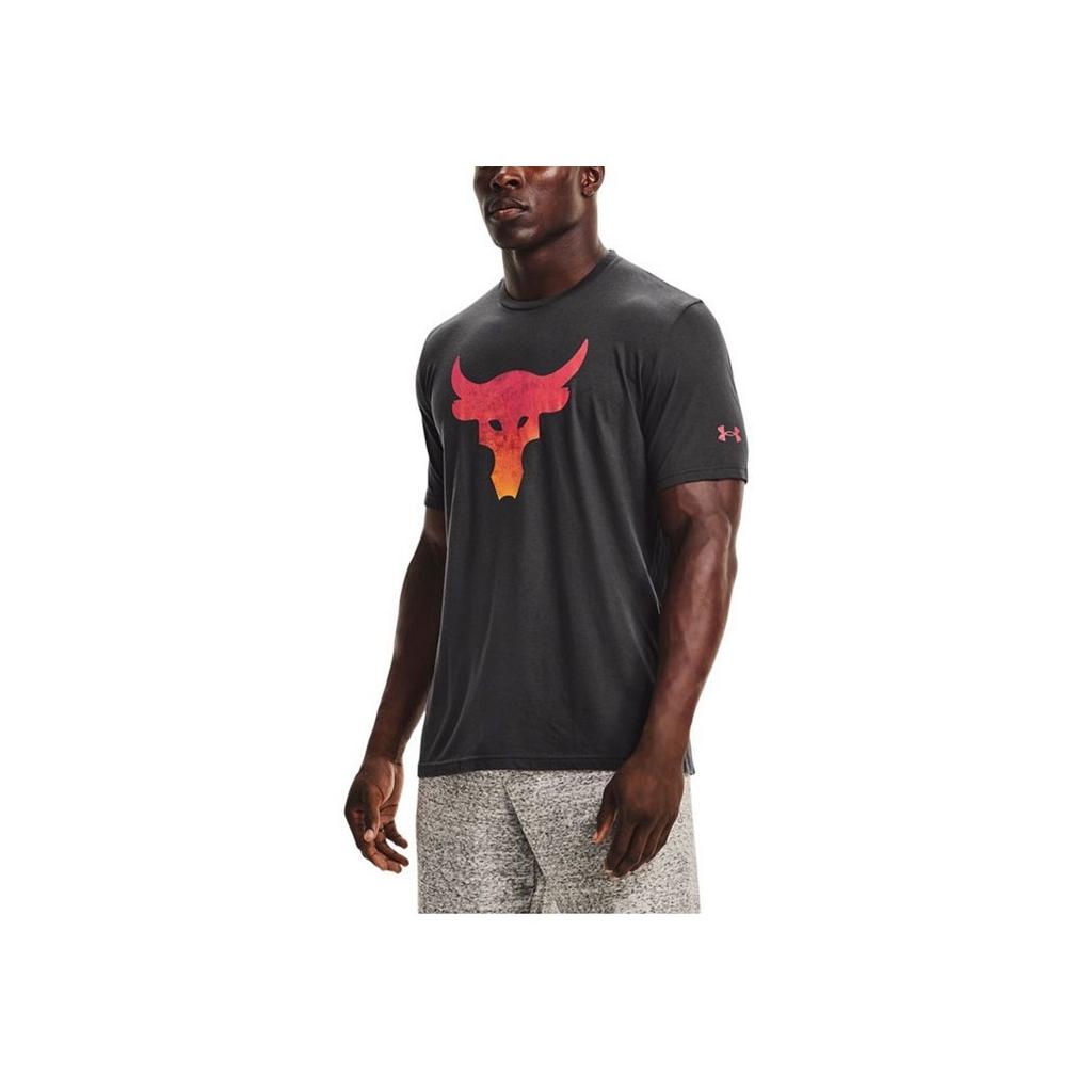 Under Armour Johnson Series Casual Training T-Shirt Men Tops Coal Gray 1361733-010