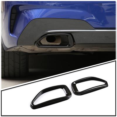 For BMW 3 Series G20 G28 -2025 Stainless Steel Glossy Black Car Tail Muffler Exhaust Pipe Output Cover Car Accessories Trim