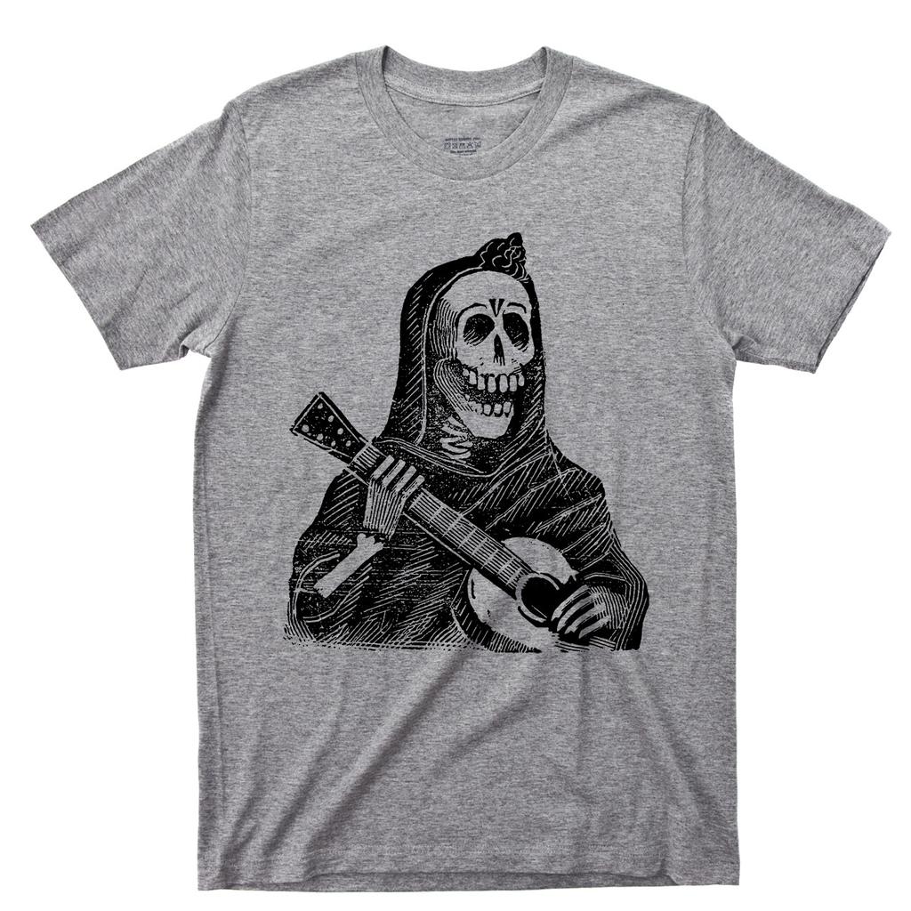 T-shirt Jose Guadalupe Posada Giorno dei Morti Rivoluzione Messicana Artista Mariachi Tee