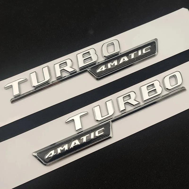 LWC1  3D ABS Car Letters For Mercedes CLA35 CLA45 AMG C117 W117 CLA45S C118 W118 Fender TURBO 4MATIC Emblem Logo Sticker Accessories