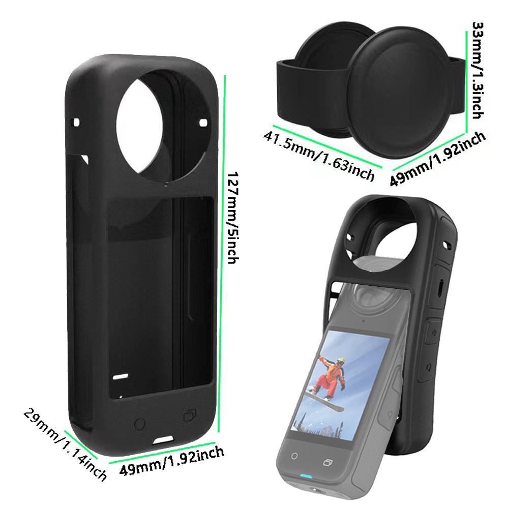 For Insta360 X4 Protective Case Mini Bag for Insta360 X4 Screen Protector Film for Insta 360 X4 Action Camera Accessories