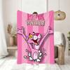 Interesting Cartoon P PINK K P PANTHER S Cute Blanket Soft Throw Blanket Home Bedroom Bed Sofa Picnic Travel Office Blanket Gift