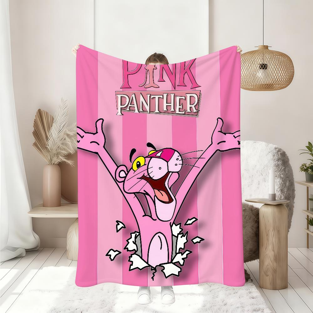 Interesting Cartoon P PINK K P PANTHER S Cute Blanket Soft Throw Blanket Home Bedroom Bed Sofa Picnic Travel Office Blanket Gift
