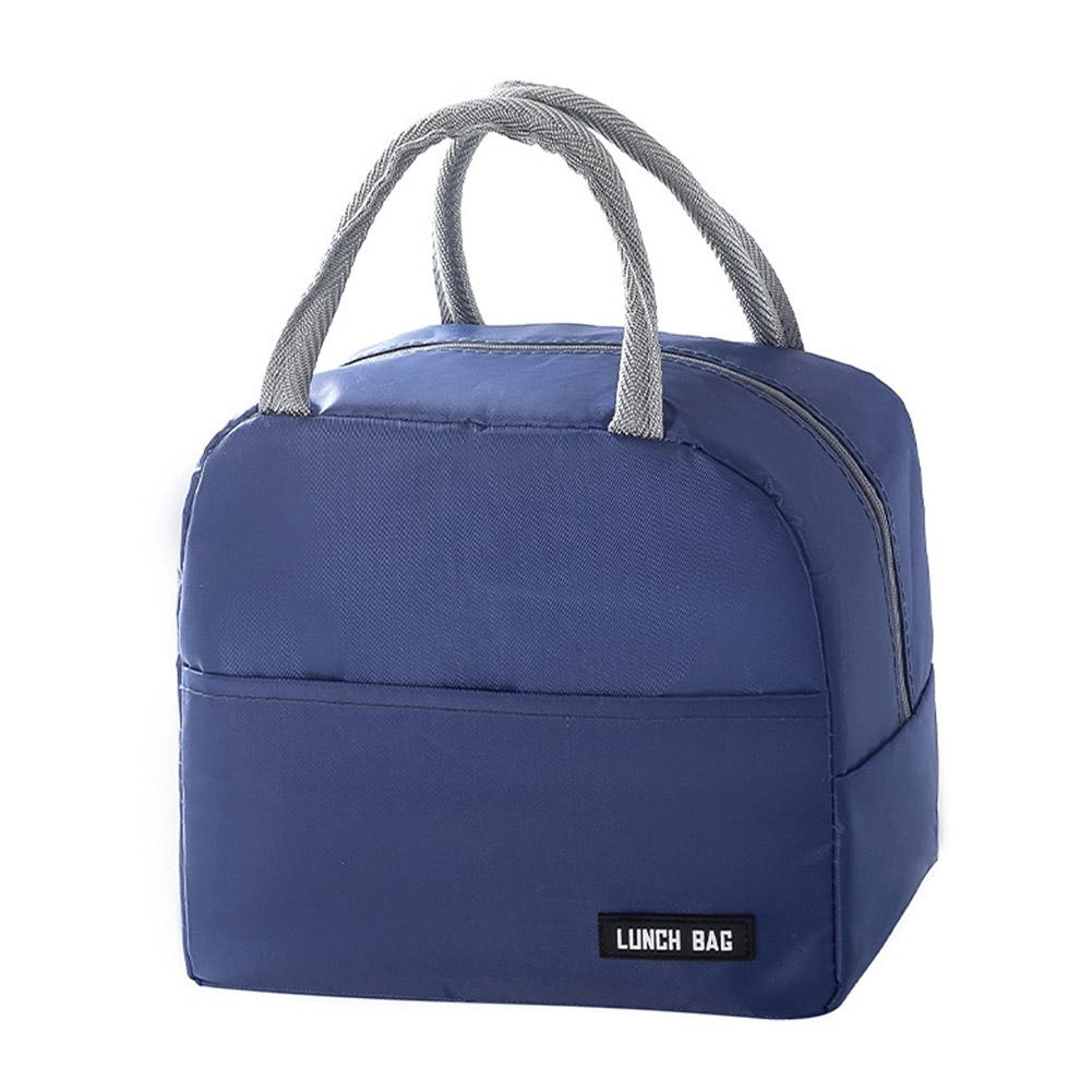 Lunch Bag Oxford Cloth Lunch Bag Insulated Lunch Box Bag with Leakproof Aluminium Foil Lining Mouth with Zipper