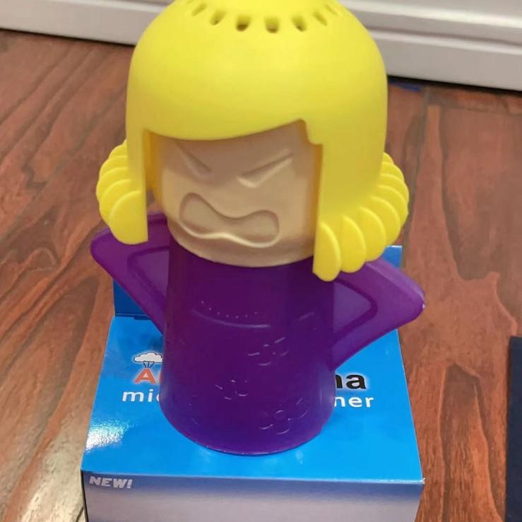 

Спрей для очистки паром микроволновой печи, дезодоратор, средство для удаления жира Angry Mom, кухонный инструмент Opp bag фиолетовый