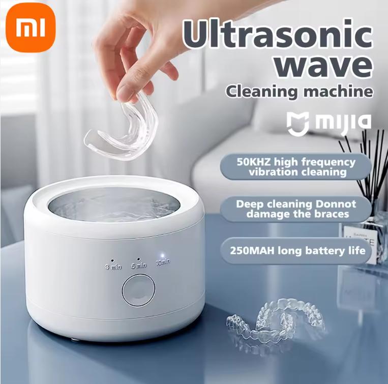 Xiaomi Elektrische Zahnspangenbox Reinigungsbox Multifunktionale Unsichtbare Retainer Prothesenreinigungsmaschine Schmuck Kieferorthopädischer Reiniger