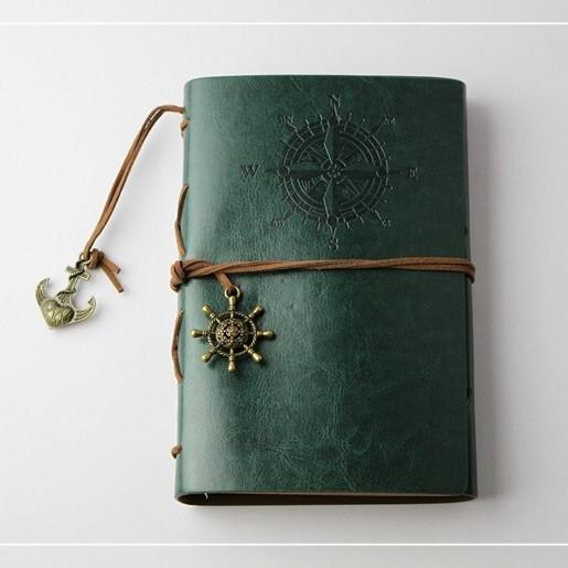Creative Vintage Pirate Strap Notebook Pocket Book Diary Book