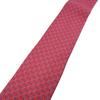 HERMES silk cravate twill tie Red silk Used