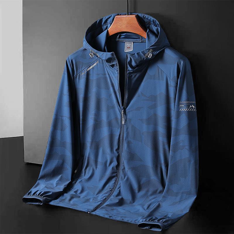 

Солнцезащитная одежда для мужчин на лето, тонкая дышащая мужская верхняя одежда из ледяного шелка, мужская солнцезащитная одежда для рыбалки больших размеров, мужская одежда-скин 8XL