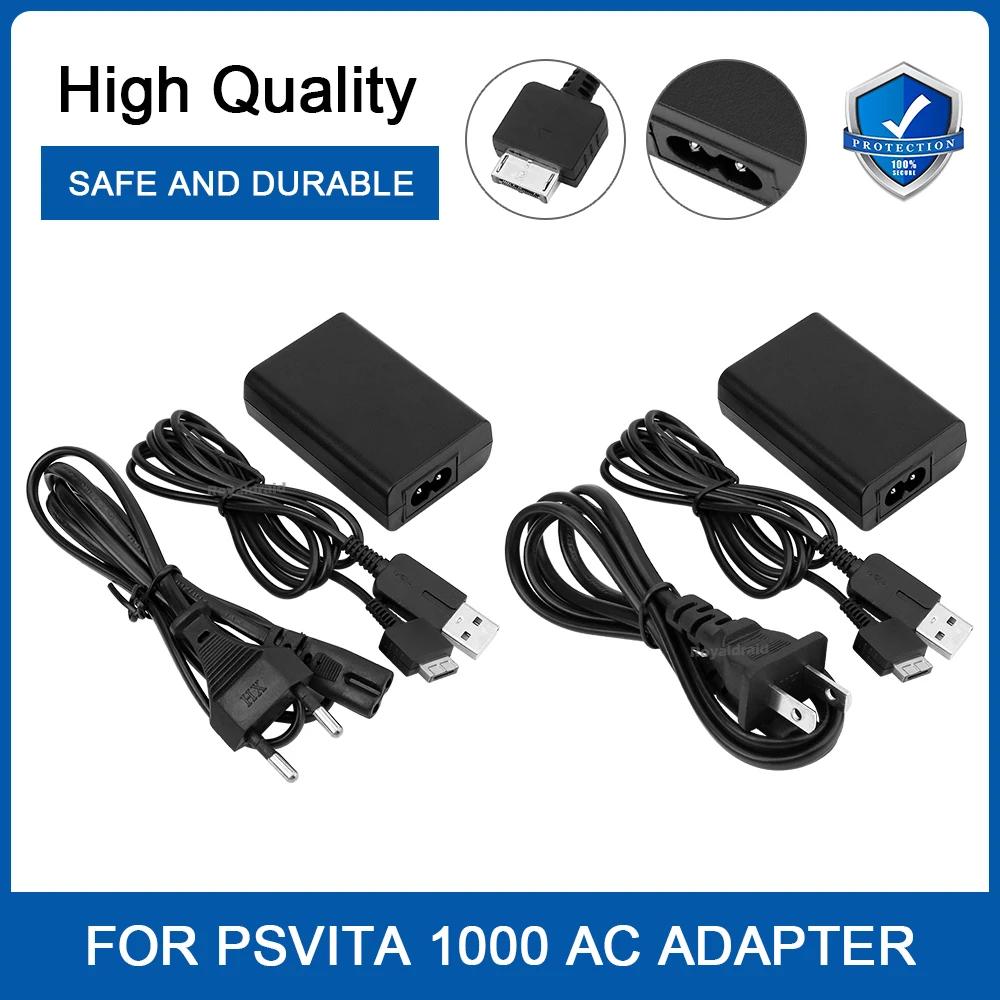 Enchufe UE EE. UU. Cargador de casa Fuente de alimentación Adaptador de CA de 5 V Cable de carga USB para consola de juegos Psvita PS Vita PSV 1000 Accesorio