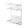 Water Server Side Magnetic Rack 2-Tier White Approx. W20 X D11.2 X H29.5cm Tower 7119