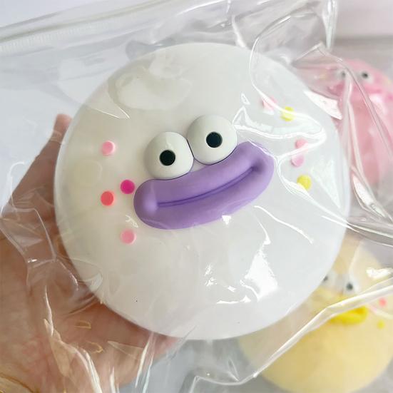 Yousheng Big Eyes Ball Squeeze Toy Cartoon Bun Shape Sensory Pinch Fidget Toy Stress Relief Hand Relaxation Decompression Tool