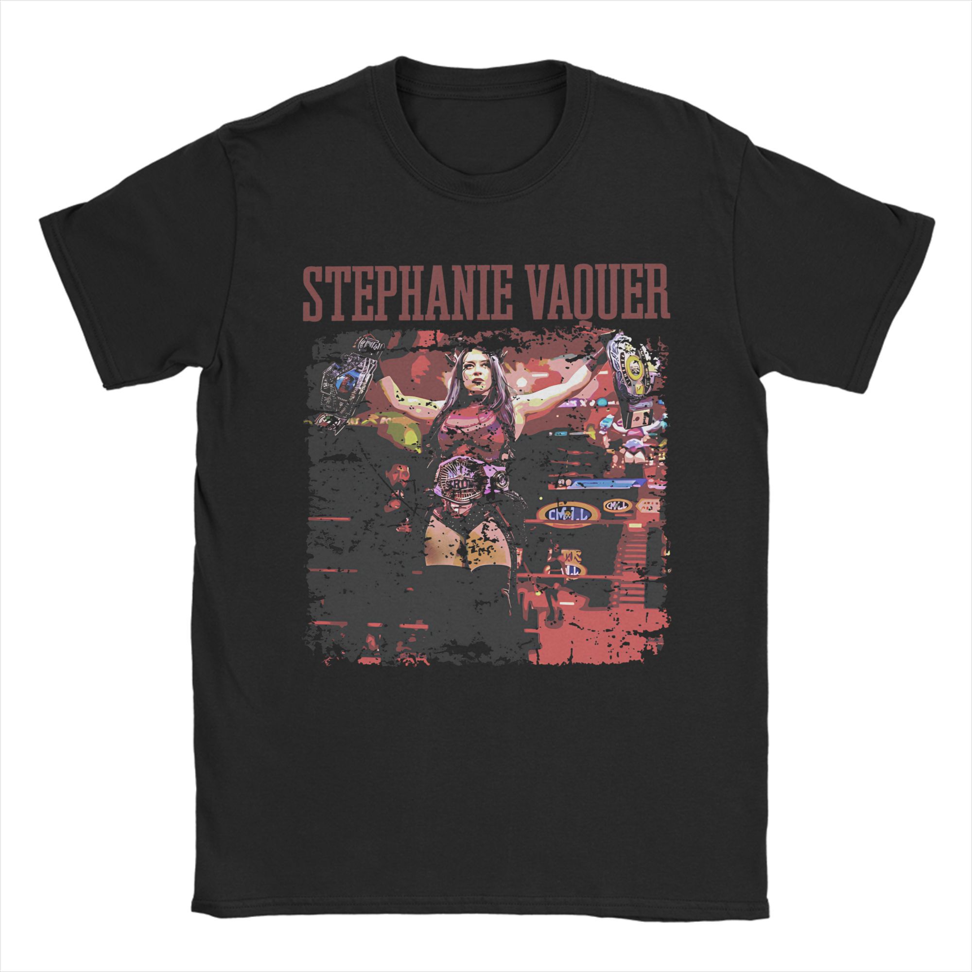 Stephanie Vaquer Wrestler Apparel Men Women T Shirt Pure Cotton Tee Graphic Printed  T-shirt Clothing S