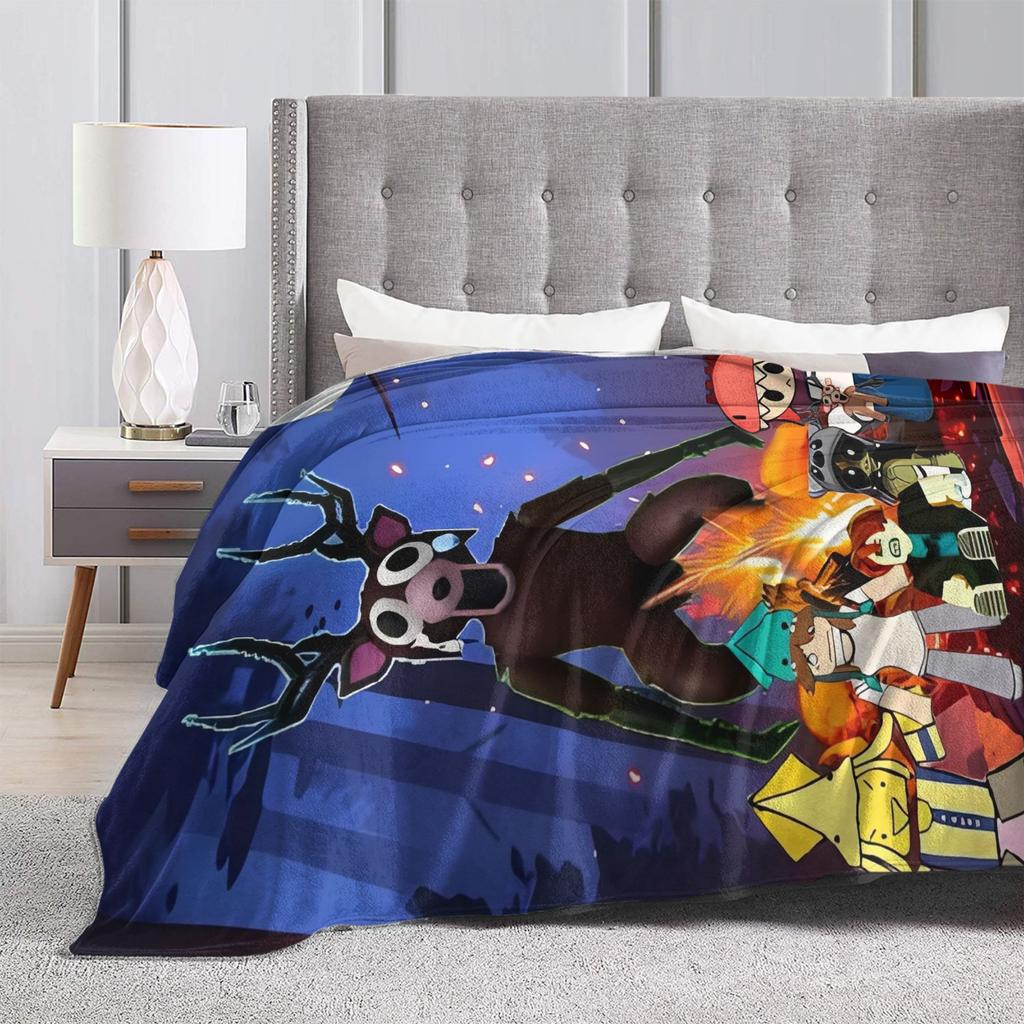 99 Nights In the Forest Game Blanket Soft Warm Comfortable Plush Throw Blanket For Bedroom Travel Flannel Bedspread Bed Cover