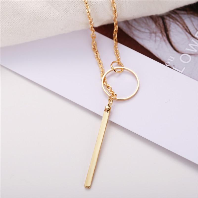 Fashion Casual Chocker Necklace Personality Infinity Cross Pendant Gold Color Choker Necklaces On Neck Women Jewelry