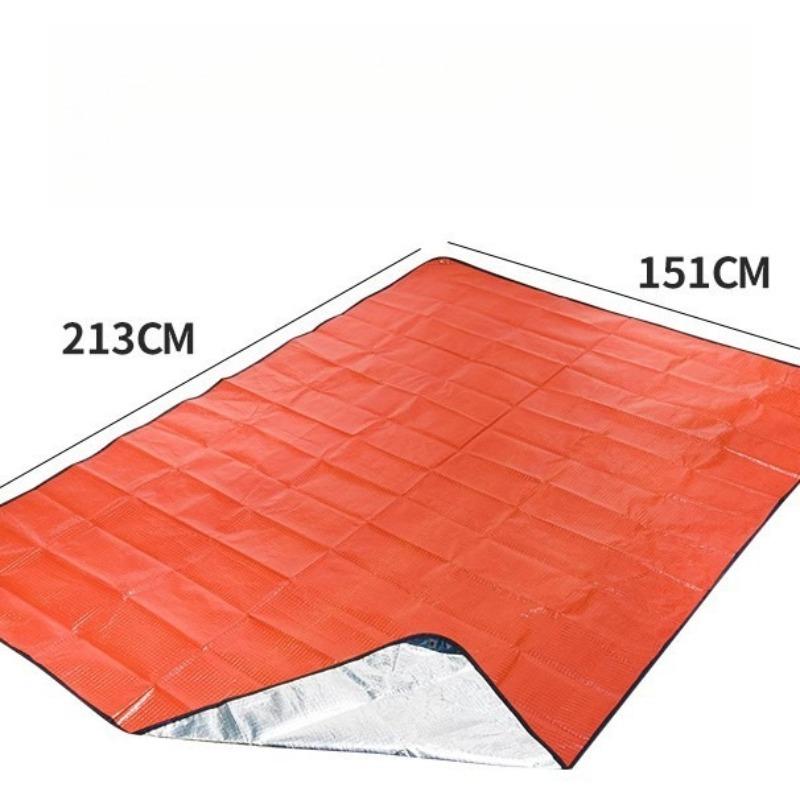 1 Stück Outdoor Multifunktions-Notfalldecke PE Survival Camping Isoliert Notfallgebrauch Tragbar Kompakt Faltbar Decke