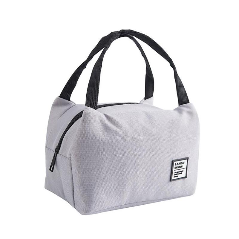 Portable Lunch Bag 2025 New Thermal Insulated Lunch Box Tote Cooler Bag Bento Pouch Lunch Container School Food Storage Bags