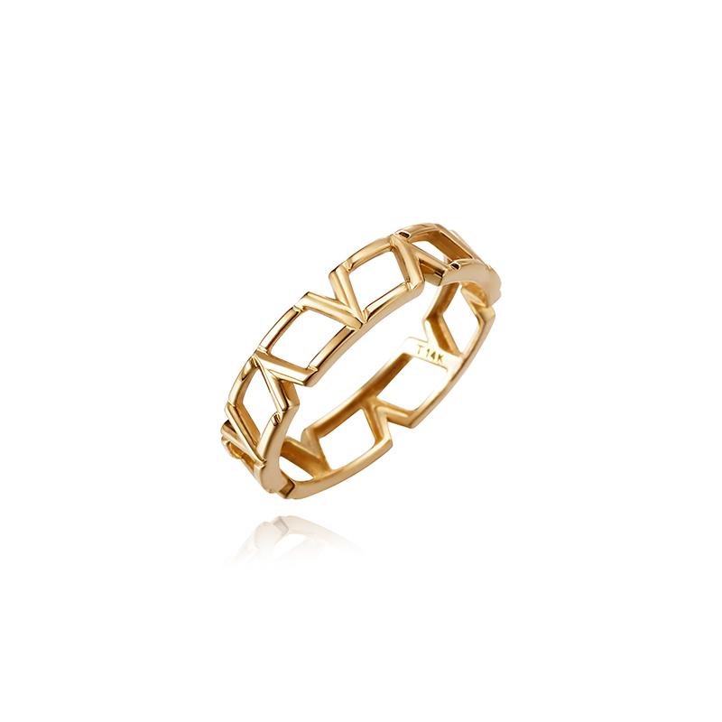 Tirrlirr 14K Gold Showlove Infinity (L) Ring Trjk4G00301M-L