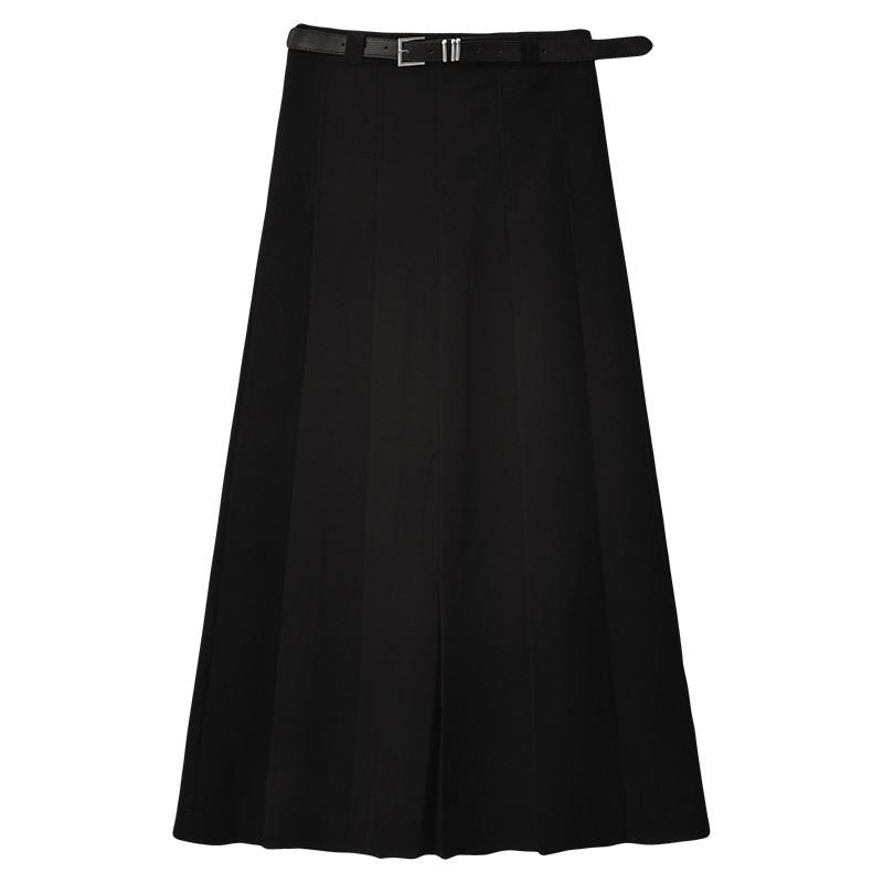 T-shirt jacket JK uniform shirt a-shaped skirt dress pleated skirt women's winter spring and summer two-piece suit skirt