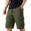 Men's Multi-Pocket Cargo Shorts for Big Size, Relaxed Fit Casual Work Shorts with Deep Pockets and Belt Loops, Summer Outdoor