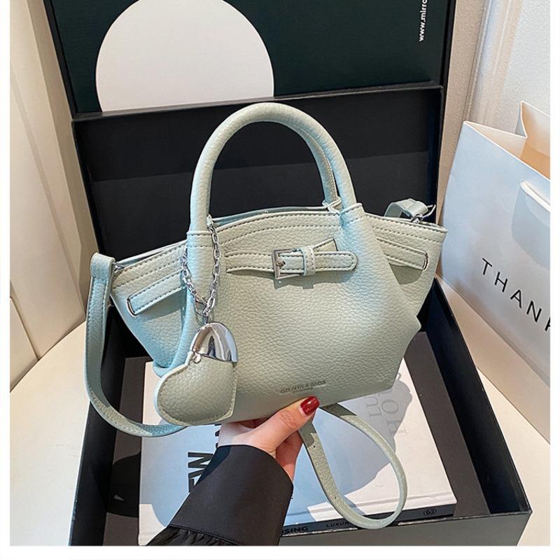Niche design pleated bucket bag women's new trendy simple casual messenger bag vegetable basket bag