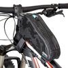 GORIX Bicycle Top Tube Camo Lightweight 1L Front Frame Smartphone Mesh Zipper Closure Small Item for Road Cross and Other Bag, Waterproof, Pattern,
