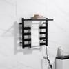 Bathroom LED Digital Display Constant Temperature Drying Storage Rack Stainless Steel Intelligent Electric Towel Rack