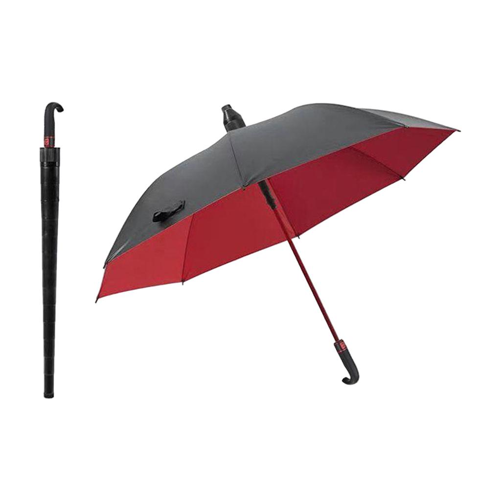 125cm Umbrellas With Waterproof Cover Enlarged Portable Long Handle With Curved Hook, Automatic Sun Umbrella Rain Umbrellas