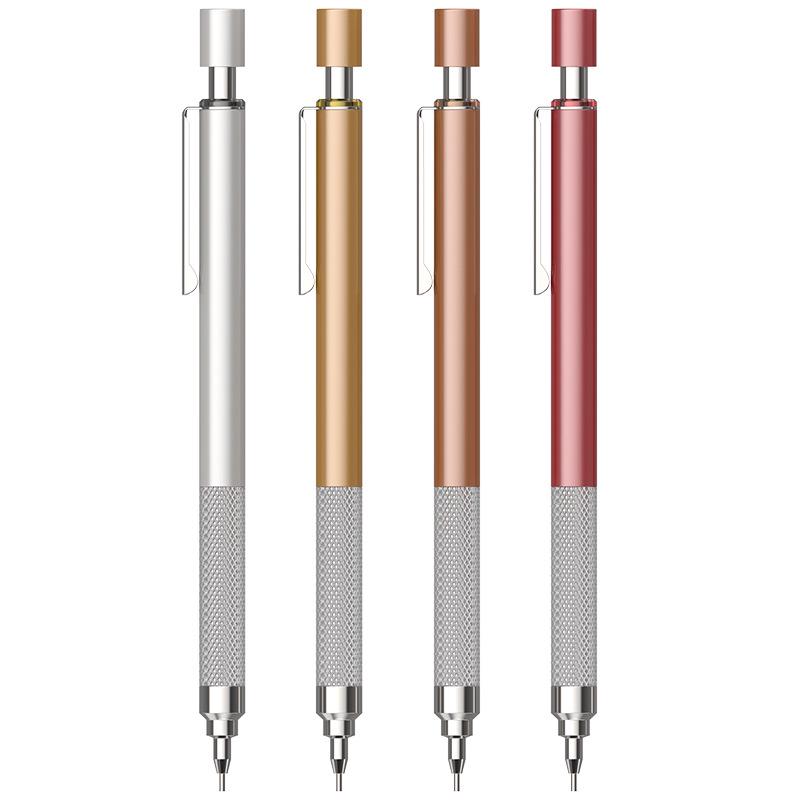 0.5/0.7 Low Center of Gravity Metal Automatic Pencil for Industrial Drawing & Comic Art