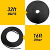 32ft Car Door Protector Rubber Edge Trim Guard Molding Seal Strip Scratch EOA