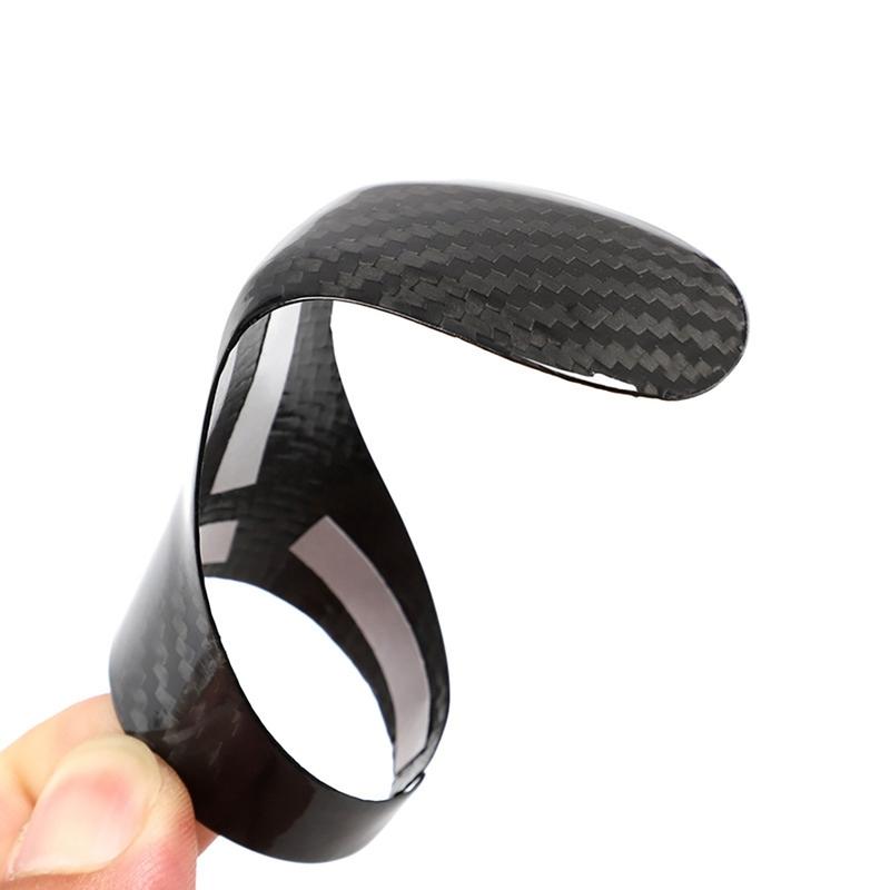 Precise Carbon Fiber Gear Shift Knob Trim Cover For Lexus ES NX RX LS RC Carbon Fiber