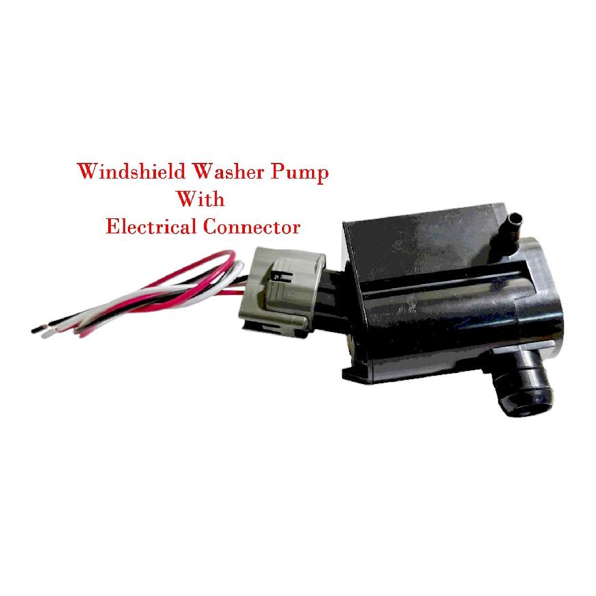 Windshield Washer Pump + Connector Fits Kia 2002-