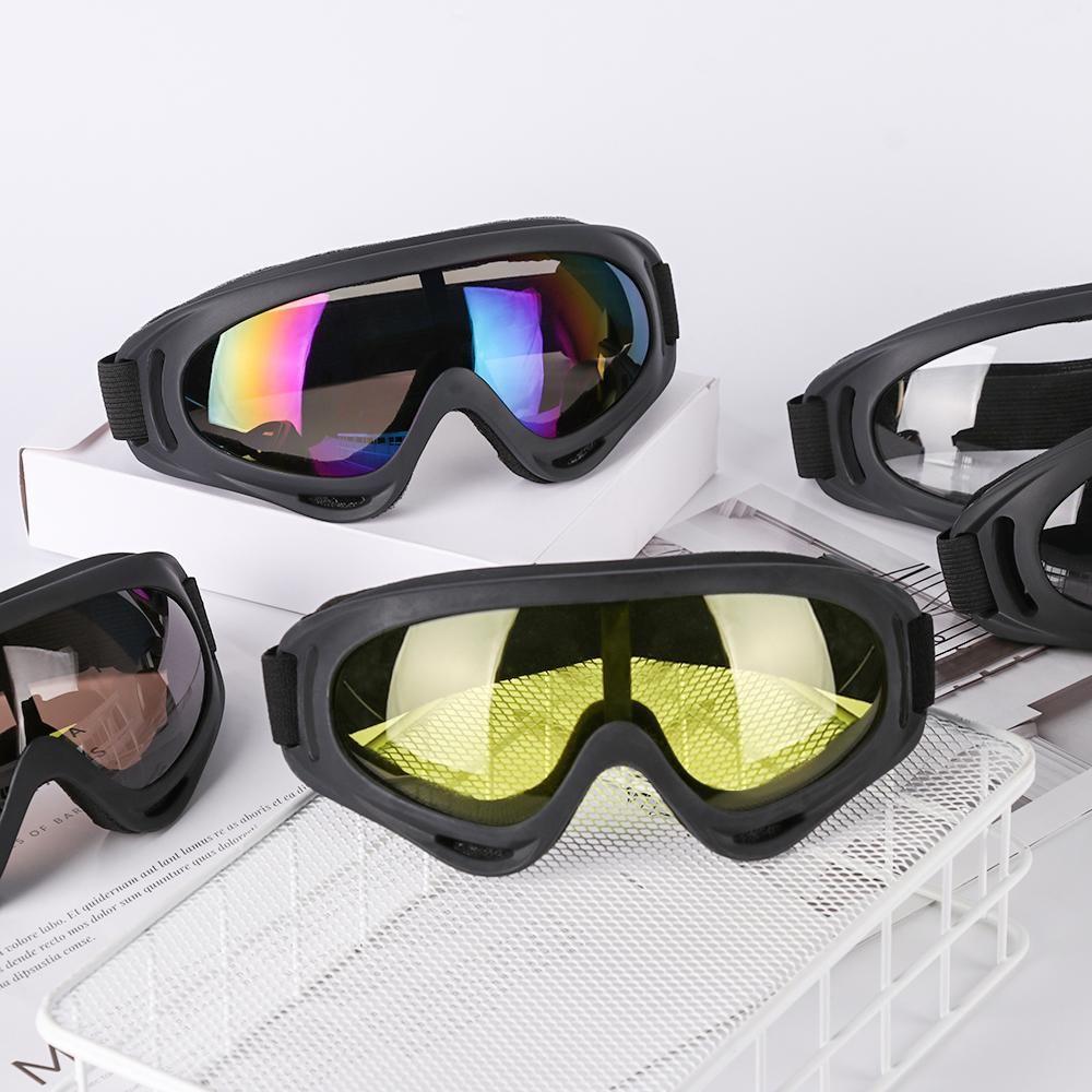 Snowboard Dustproof Outdoor Sports Lens Frame Ski Goggles Eyewear Glasses Winter Windproof