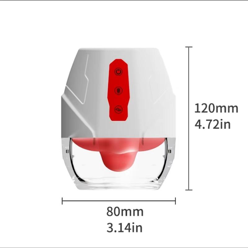 2025 Nye Menn Automatisk Onanikopp Voksen Sexleketøy 18+ Slikking Suging Vibrerende Penistrener Oppvarmet Masturbator for Mannlig Analsexmaskin