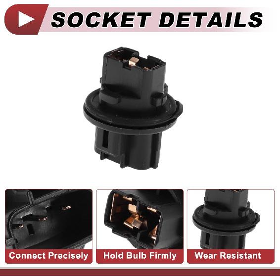 1 Set Turn Signal Light Socket Wiring for Toyota Avalon 2013-2017 No.8112806470/81128-06470 Lamp Bulb Pigtail Connector Harness