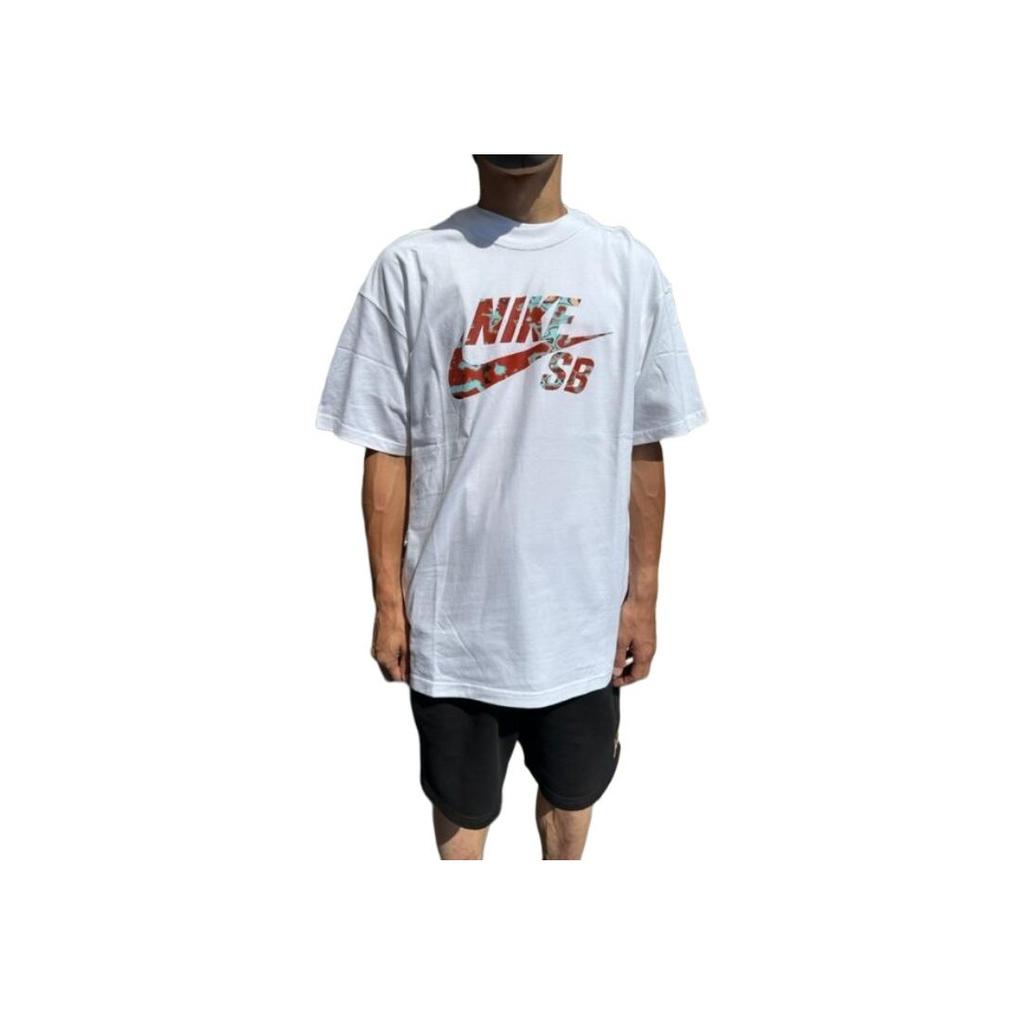 Nike Loose Fit Crew Neck Short Sleeve T-Shirt Men Tops White FJ1148-100