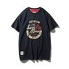 American Retro Pure Cotton Short Sleeve T-Shirt Men's New Arrival Trendy Base Shirt Export Export To Domestic Sales Cotton T-shirt