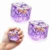 Slow Rebound Ocean Cube Squeeze Toy Transparent Ocean Cube Fidget Toy Reduce Pressure