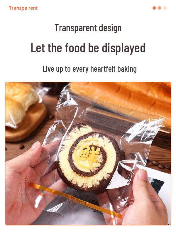 ZISIZ Transparent Self-Sealing Bakery Bags