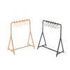 1/12 Dollhouse Clothes Rack Garment Organizer Hangers Set Dollhouse Mini Furniture Decoration Dolls House Accessories