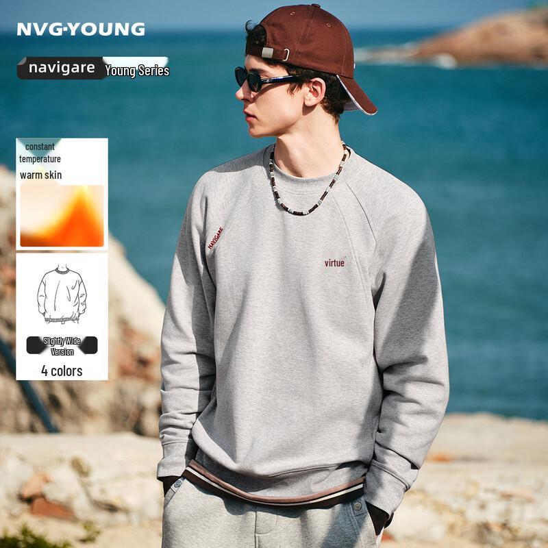 Navigare Men's Casual Crewneck Sweatshirt